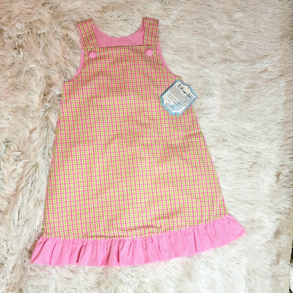 Pink plaid dress